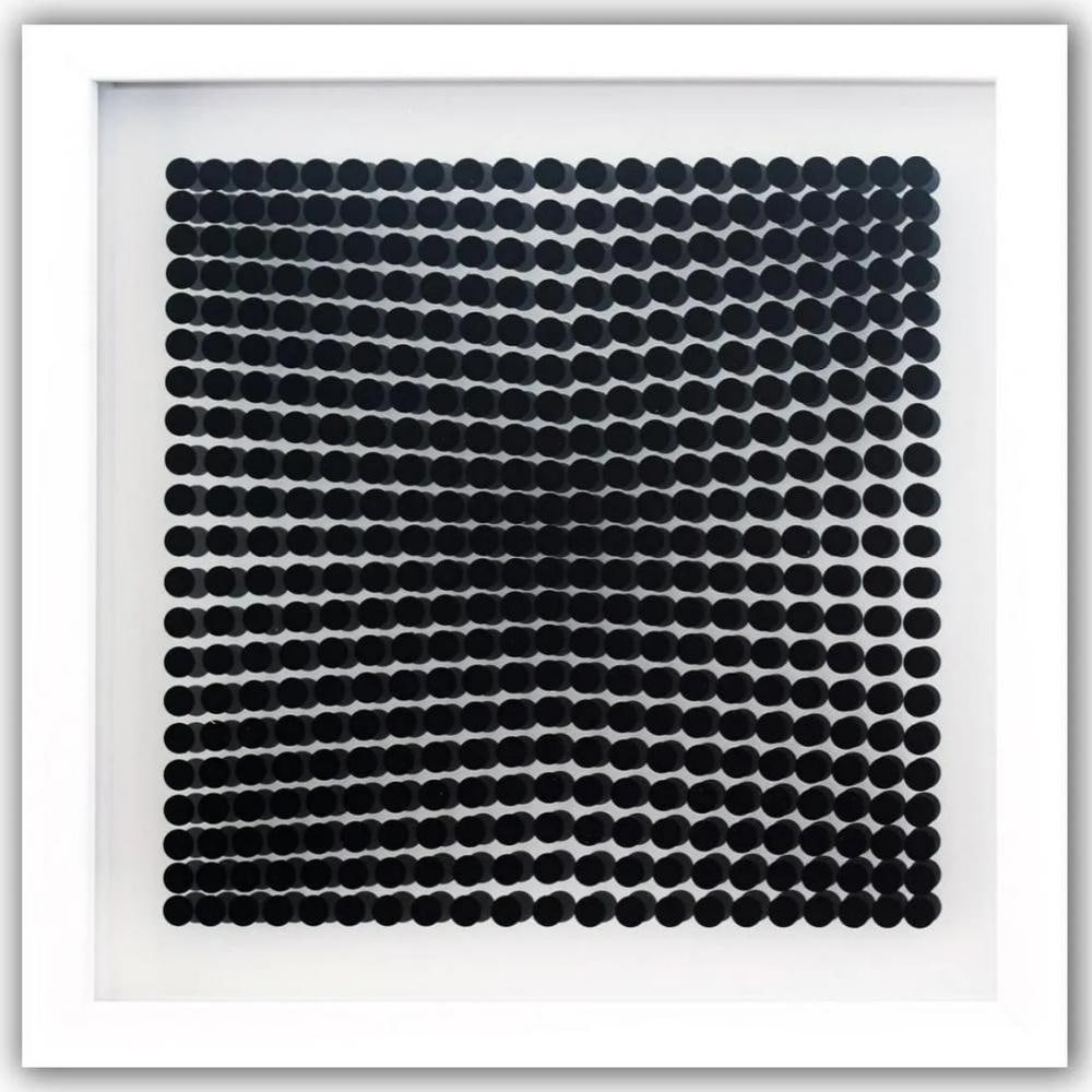 Victor Vasarely, 'Oeuvres Profondes Cinetiques', I Framed Serigraph: Artist: Victor Vasarely Title: Profound Works I Year: 1973 Not signed or numbered, as published Dimensions: 12 in. by 12 in. Framed Edition: From the Rare Limited Edition Publisher: Editions du Griffo