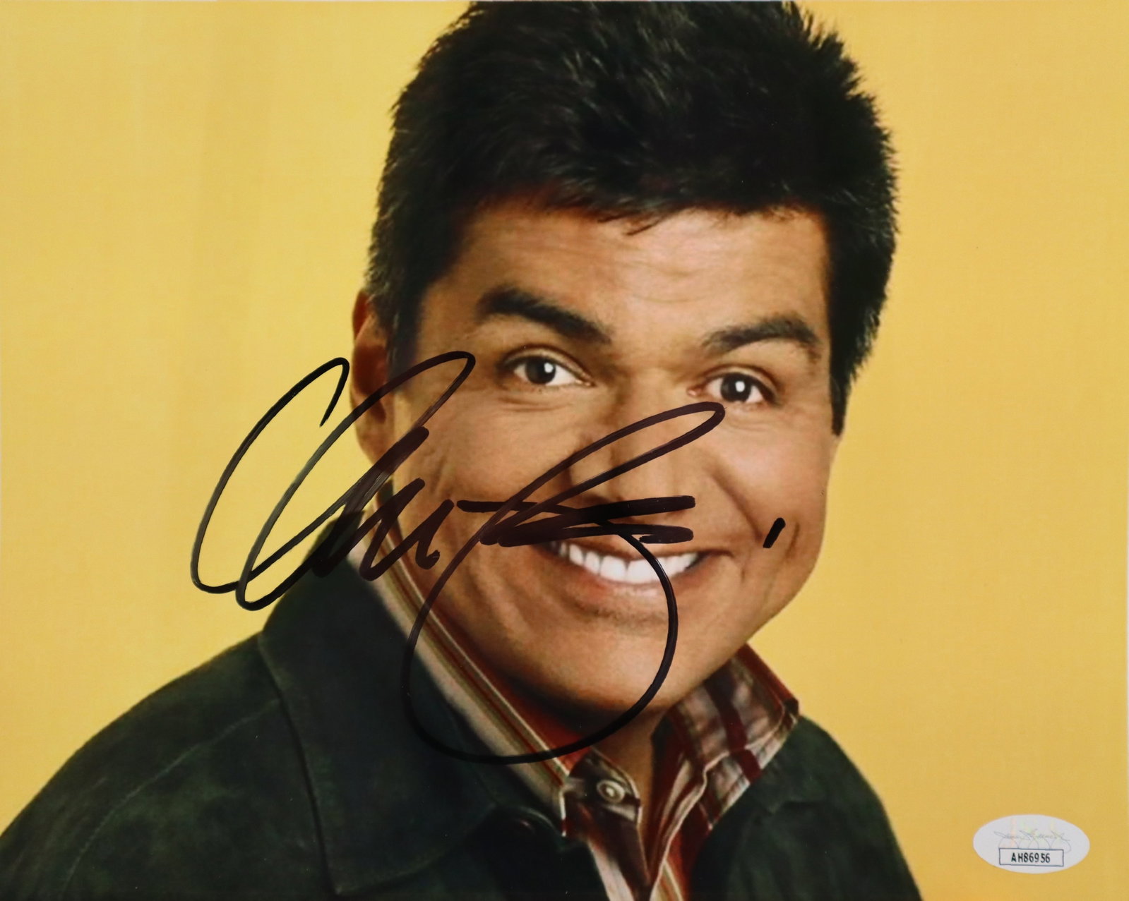 George Lopez, JSA Certified Autographed Photo, 8"x10": Subject: George Lopez Signed: Hand Signed Type: Photo/litho Size: 8”x10” COA Included: JSA COA included Condition Report Excellent Celebrity Actor