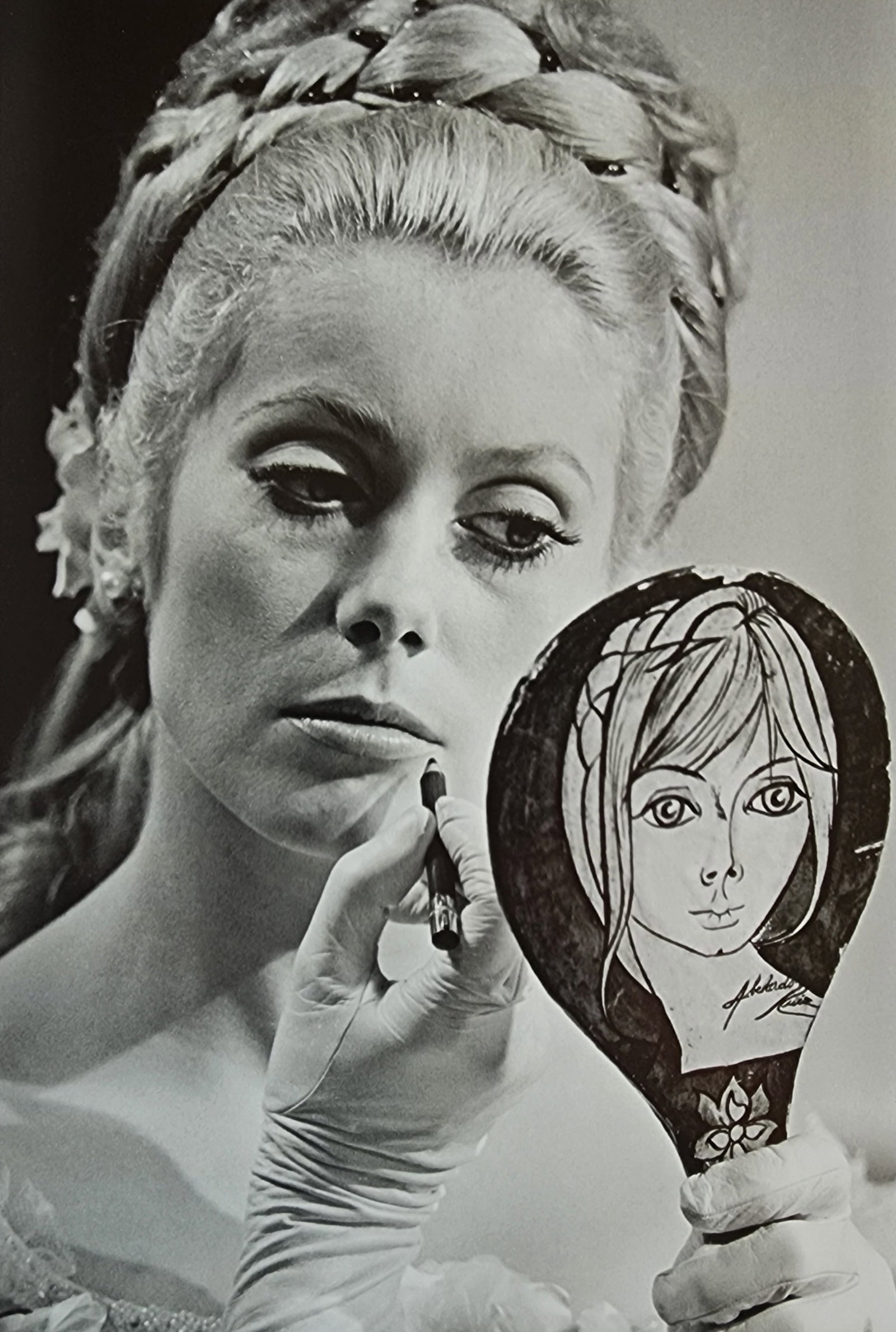 Terry O'Neill, 'Catherine Deneuve', 1968: Photographer: Terence Patrick O'Neill CBE was a British photographer, known for documenting the fashions, styles, and celebrities of the 1960s. O'Neill's photographs capture his subjects candidly or