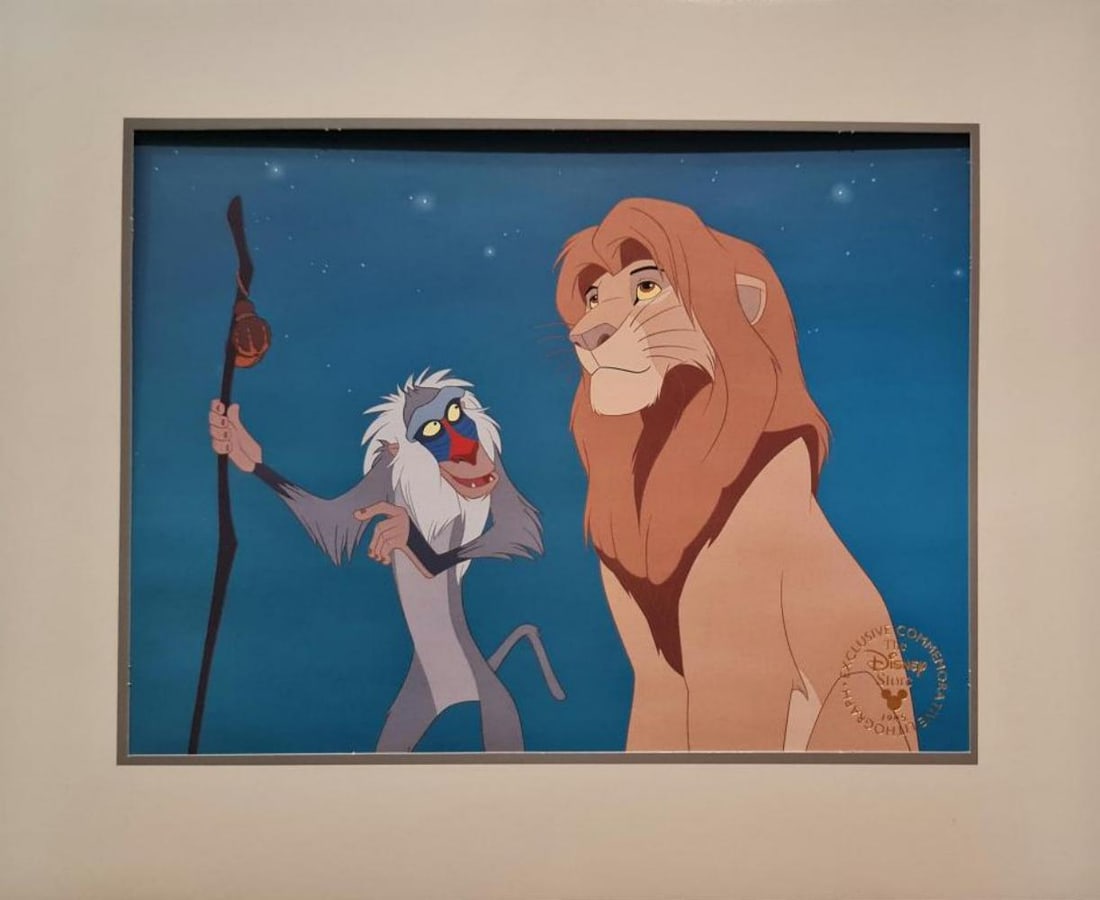 Disney's, The Lion King Commemorative Lithograph: Subject: The Lion King Type: Lithograph Year: 1995 Size: 14" x 11" Country of Origin: USA Condition: Excellent