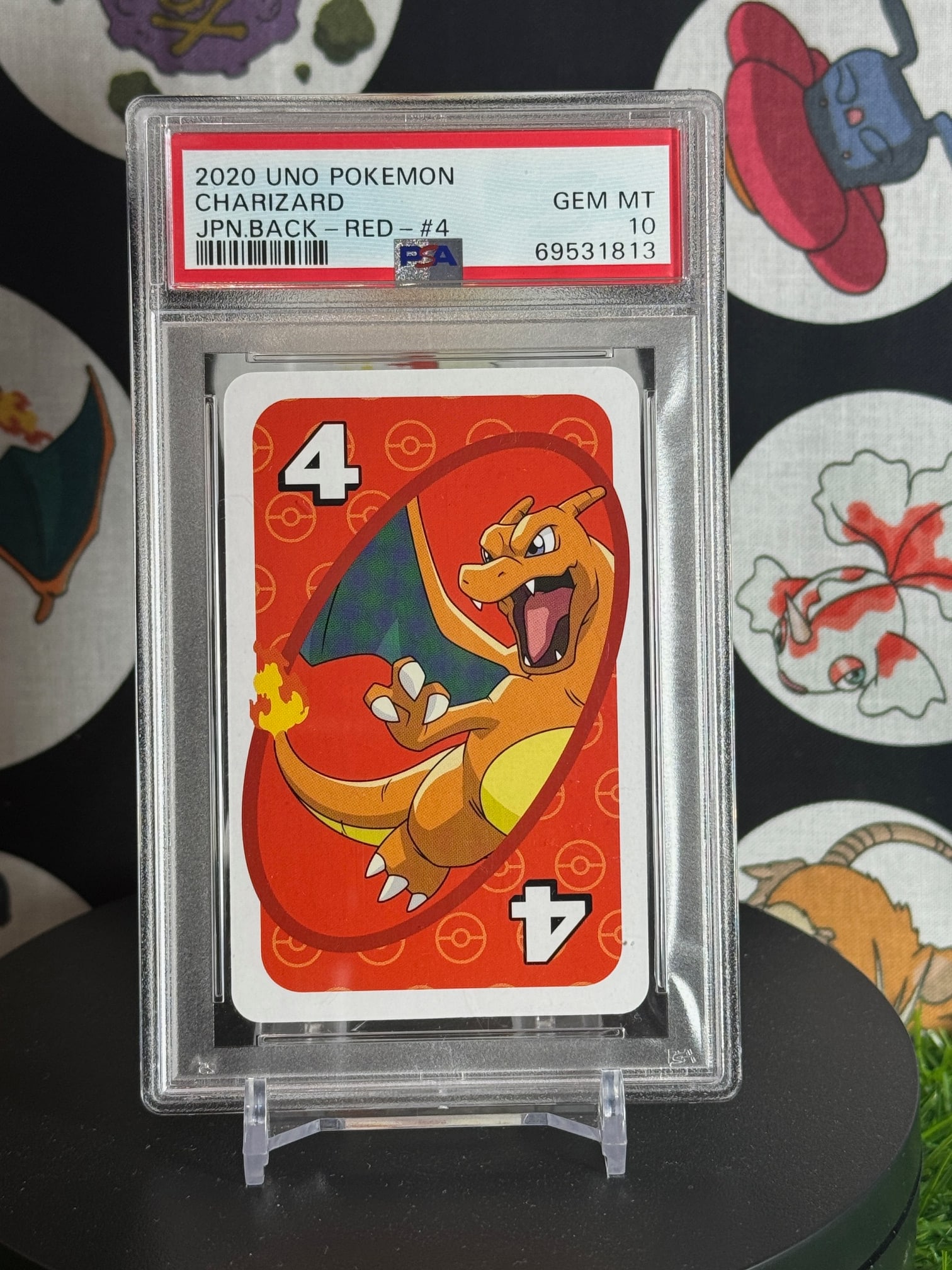 PSA 10 GEM MINT POP 96! CHARIZARD UNO RED JAPANESE (1 of 2)