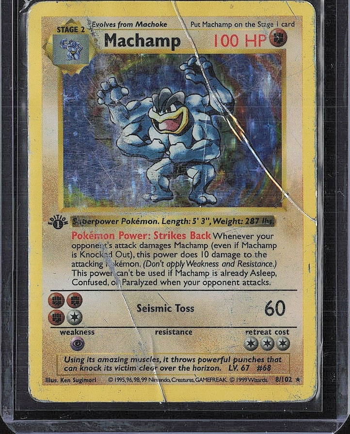 Holo Rare Deck Exclusives #008/102 Machamp - 8/102 (Base Set Shadowless) (1 of 2)