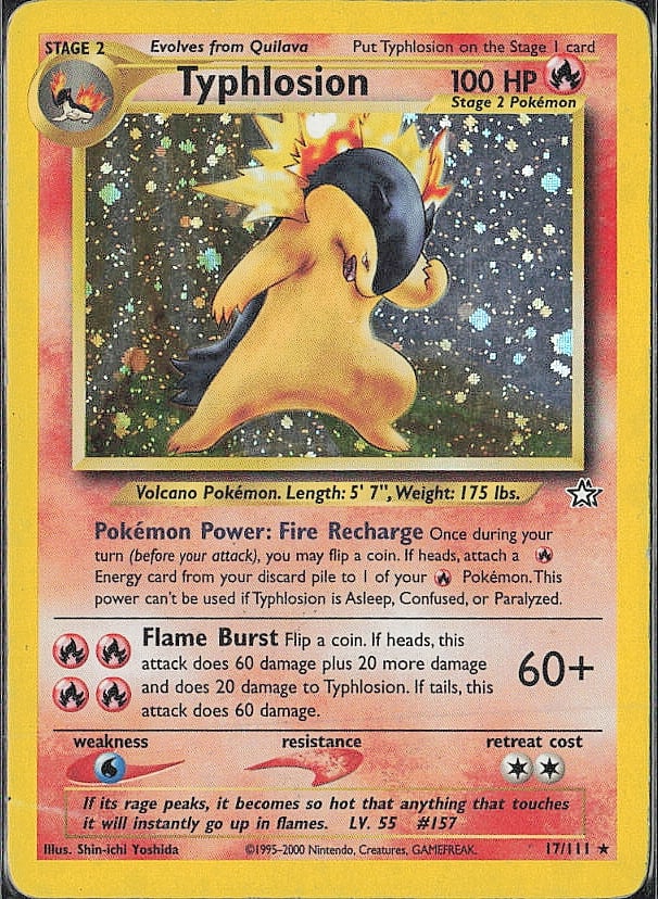 Holo Rare Neo Genesis Typhlosion (17) (1 of 2)