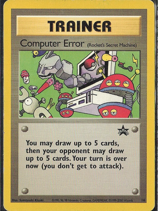 Promo WoTC Promo Computer Error (Rocket's Secret Machine) (1 of 2)