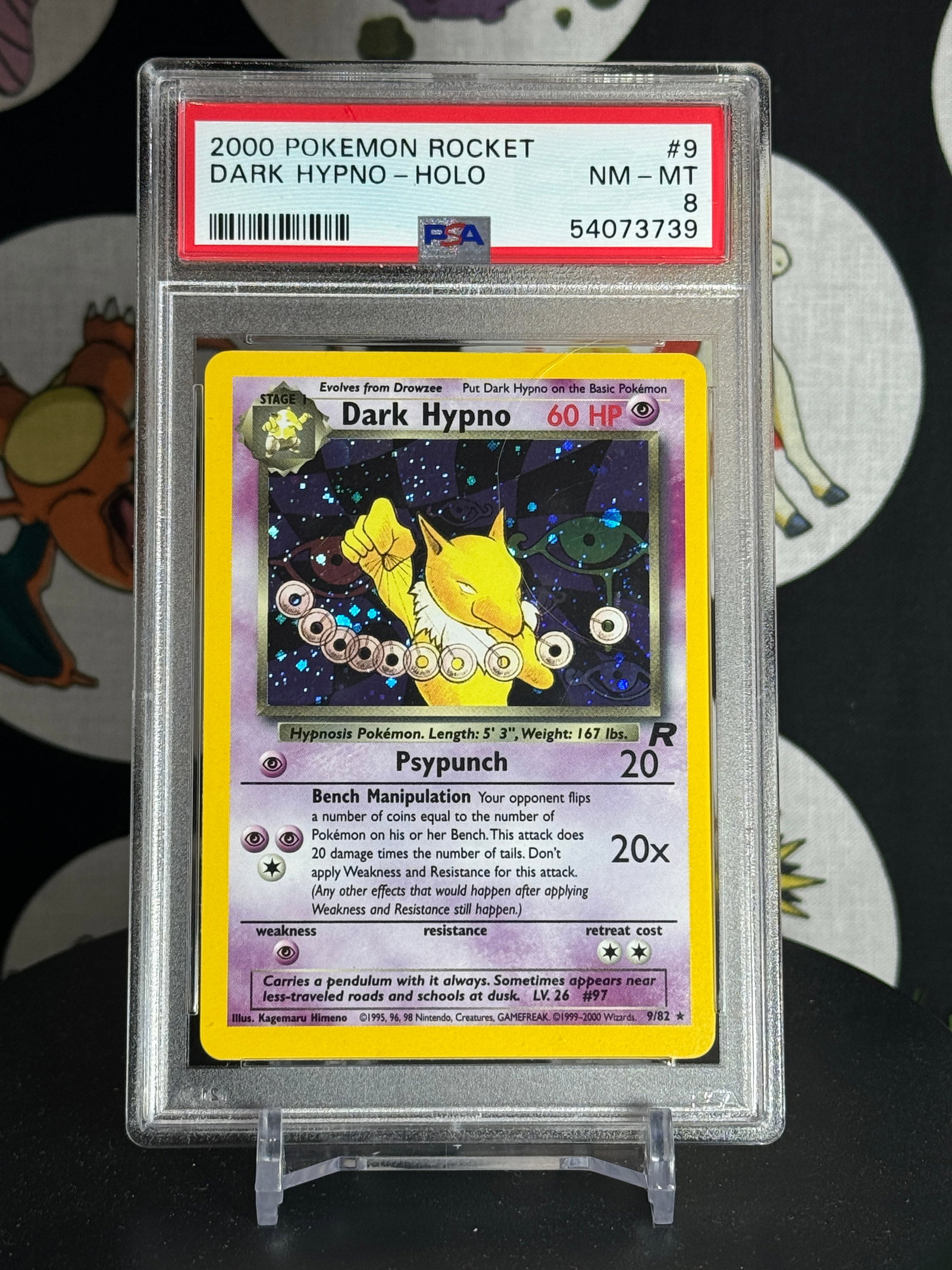 PSA 8 2000 POKEMON ROCKET DARK HYPNO - HOLO (1 of 2)