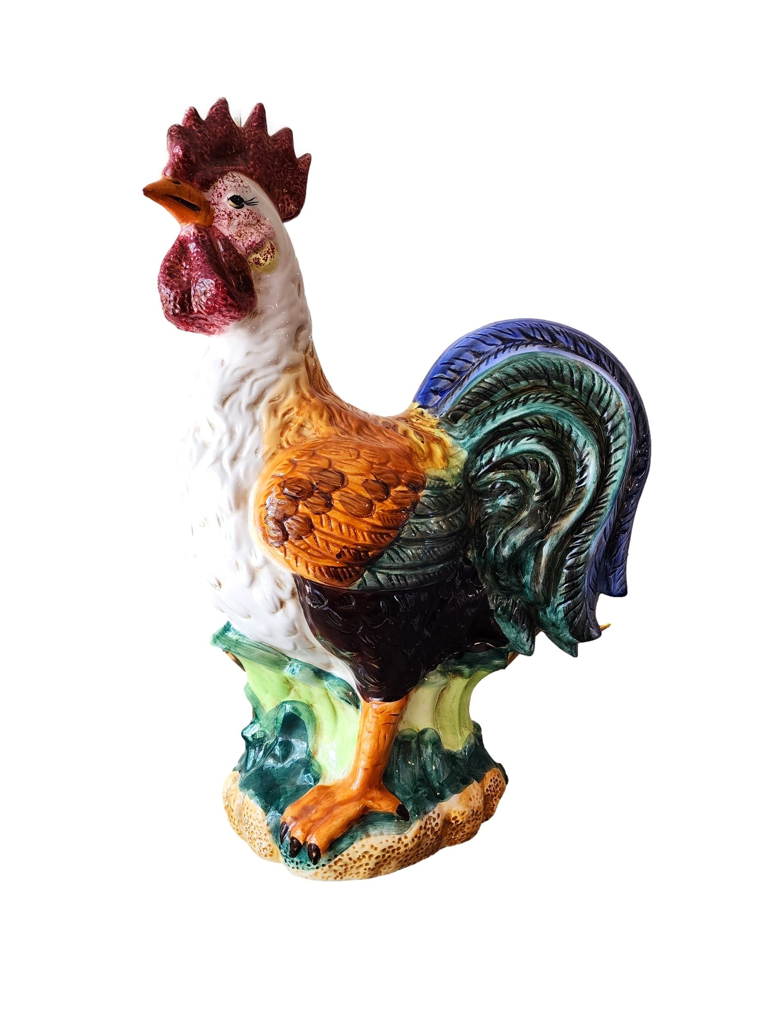 Large Ceramic Rooster Statue by Three Hands Corp - 22 inches Tall (1 of 6)