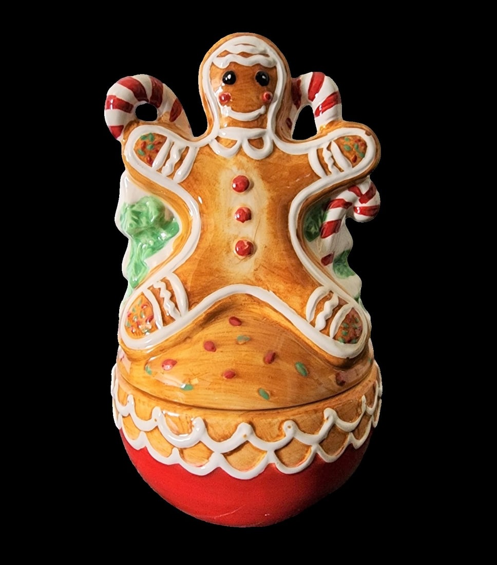 Gingerbread Man Box by Holiday Hand. Hand Painted. (1 of 4)