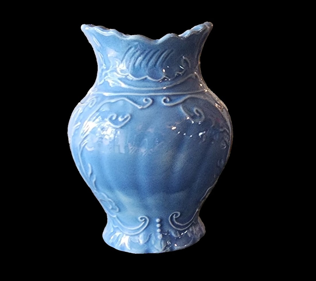 Blue Art Pottery Vase by Kristie (1 of 3)