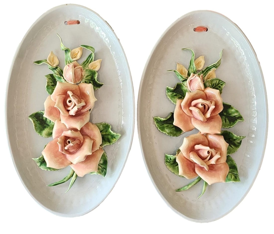 2 Art Pottery hanging Plaques. By Beth Wilson Ceramics. (1 of 6)