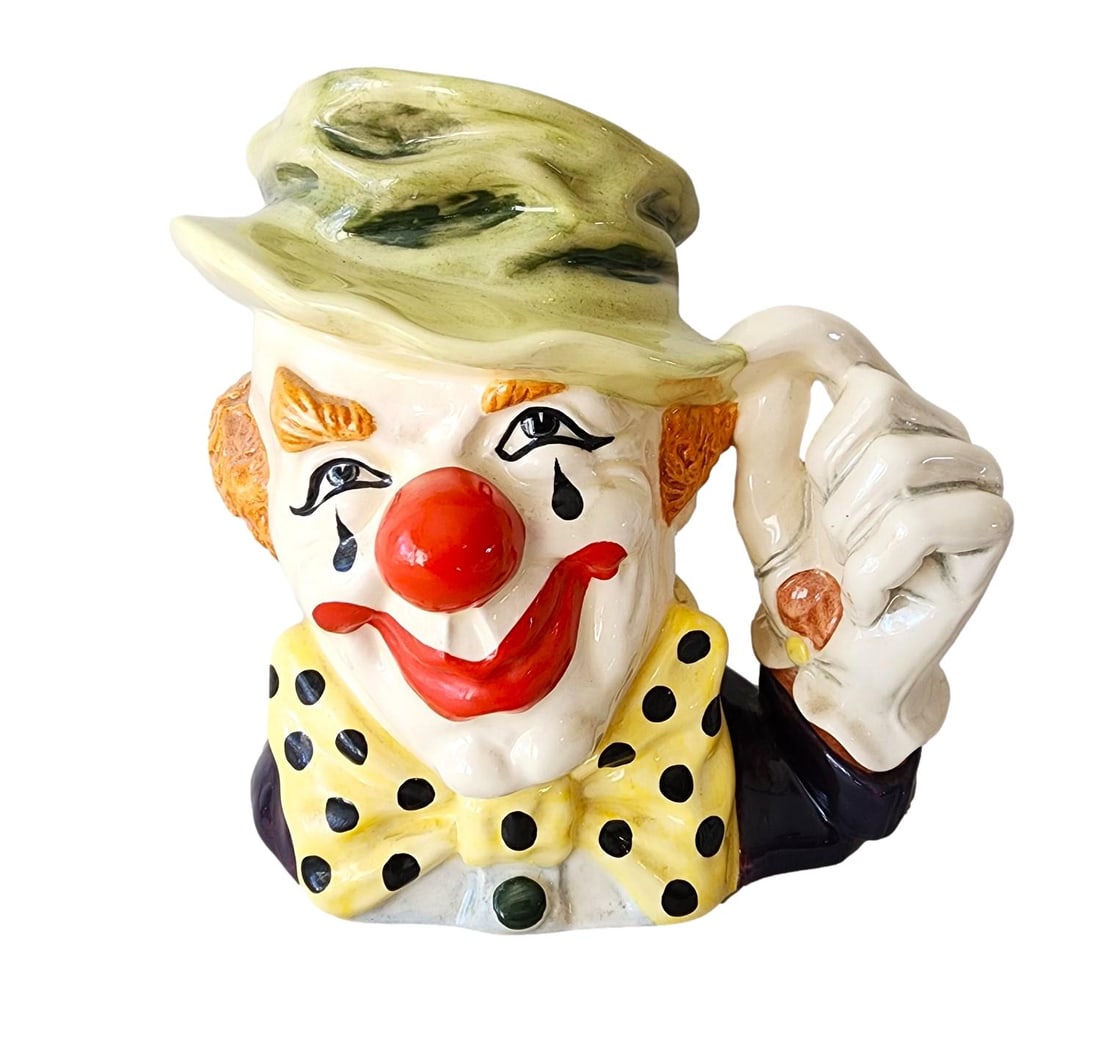 Large Royal Doulton Character Jug - Clown: D6834. Signed: Stanley J. Taylor Circa 1989 - 1995 (1 of 2)