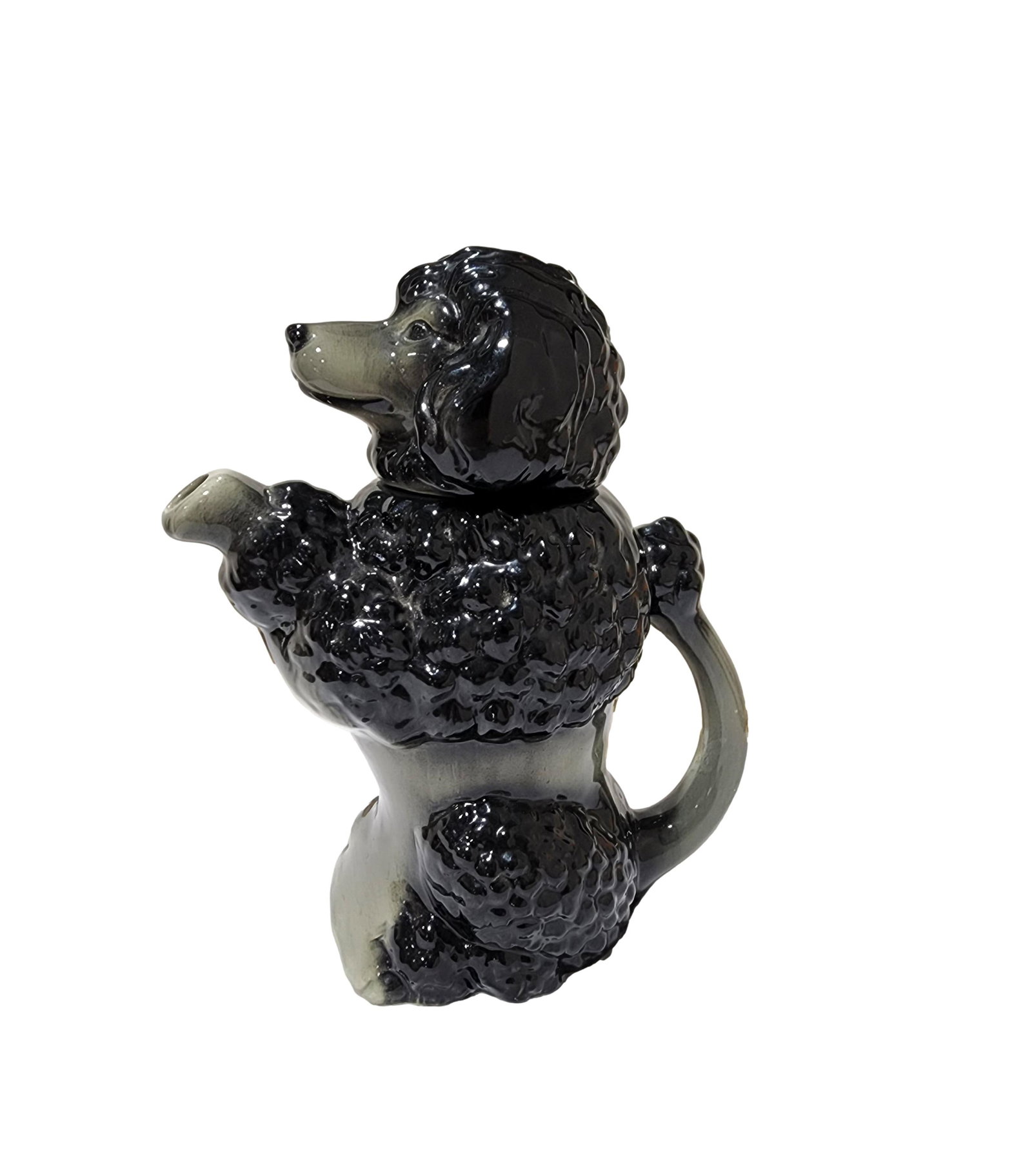 Antique Erphila French Poodle Teapot.: The Teapot stands 8 1/2"'s. A Unique Collector item.