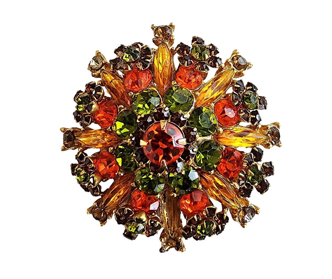 Vintage Fire Burst Brooch. No Mark. NO RESERVE (1 of 1)