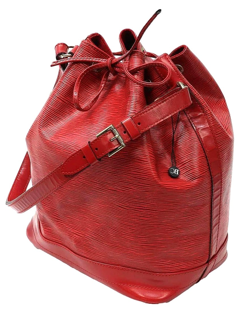 Red Louis Vuitton Noe GM Epi Leather Bucket Bag - Drawstring Closure. Certificate of Authenticity - (1 of 4)