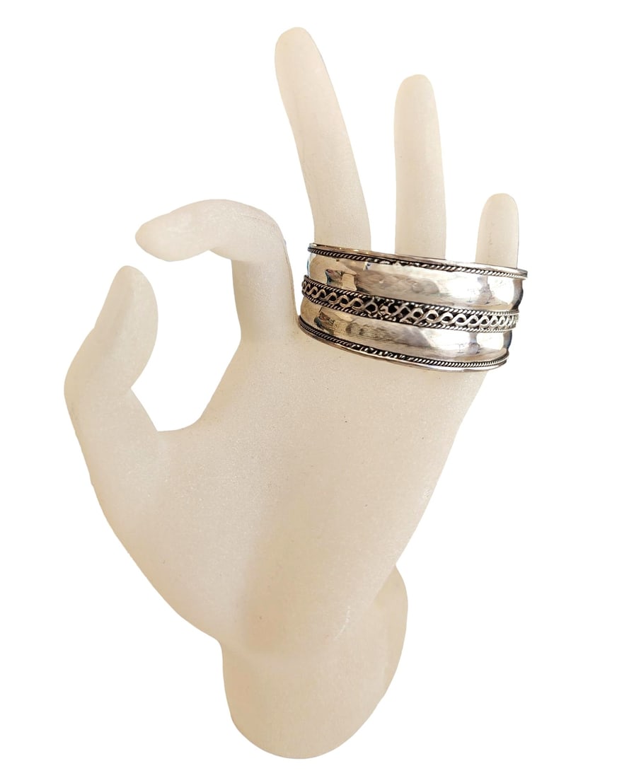 Sterling Silver Cuff Bracelet - 20.9 gms (1 of 1)