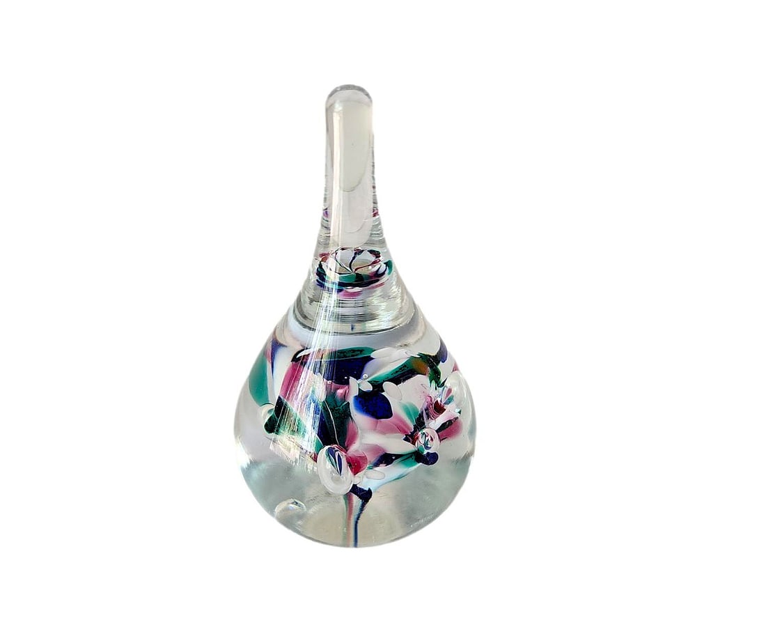 Small Paperweight w/ Multi Colors. By Gibson.: 4" Tall.