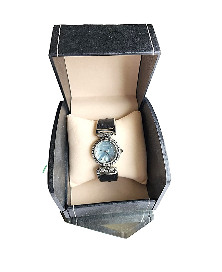 Bijoux Terner Cuff Quartz Watch - Stainless Steel / New Battery (1 of 4)