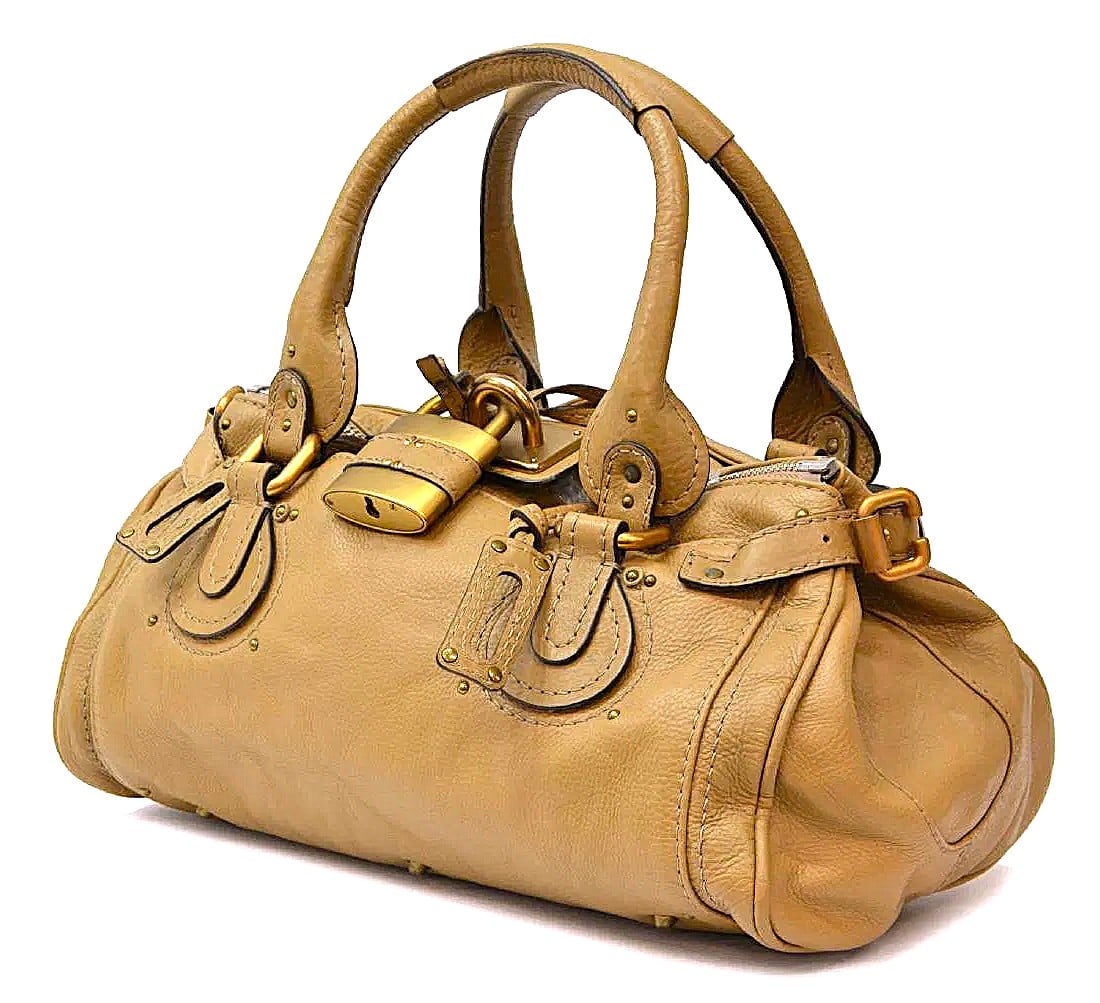 Tan Leather Chloe Paddington MM Handbag - COA (1 of 6)