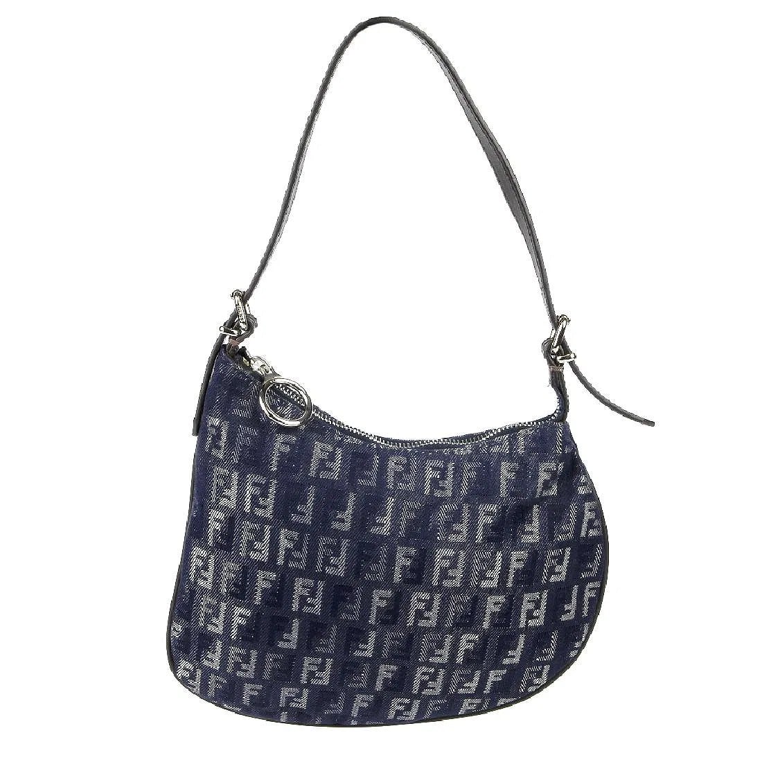 Small Denim Oyster Fendi Handbag - COA (1 of 7)