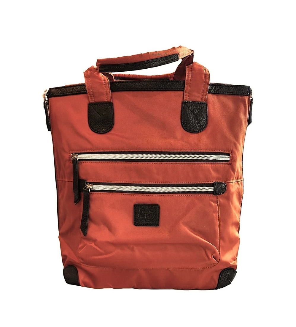 Castello Da Vinci Milano Backpack. Rust Nylon Fabric. - New (1 of 5)