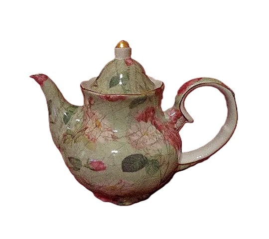 Royal Danube Tea Pot - 6 3/4" Tall: This charming teapot is by Royal Danube. In very good collectible condition.