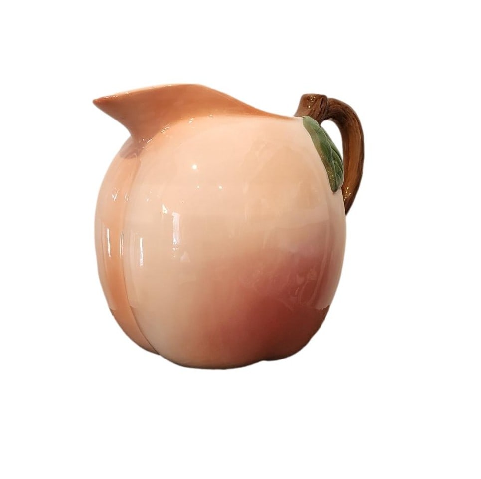 Vintage Enesco Peach Pitcher - Large (1 of 5)