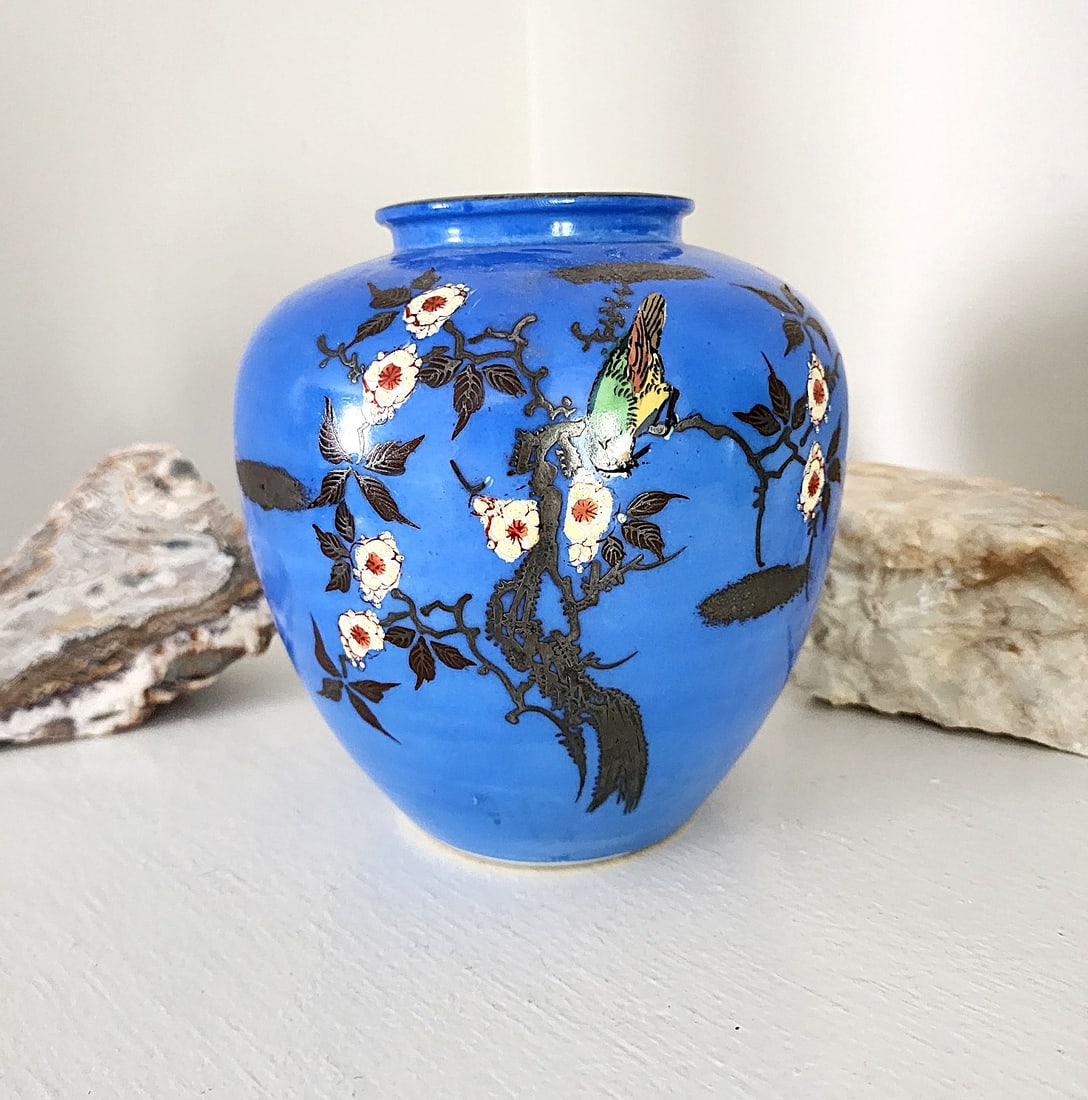 Japanese Cloisonne' Enamel Vase - 19th Century (1 of 3)