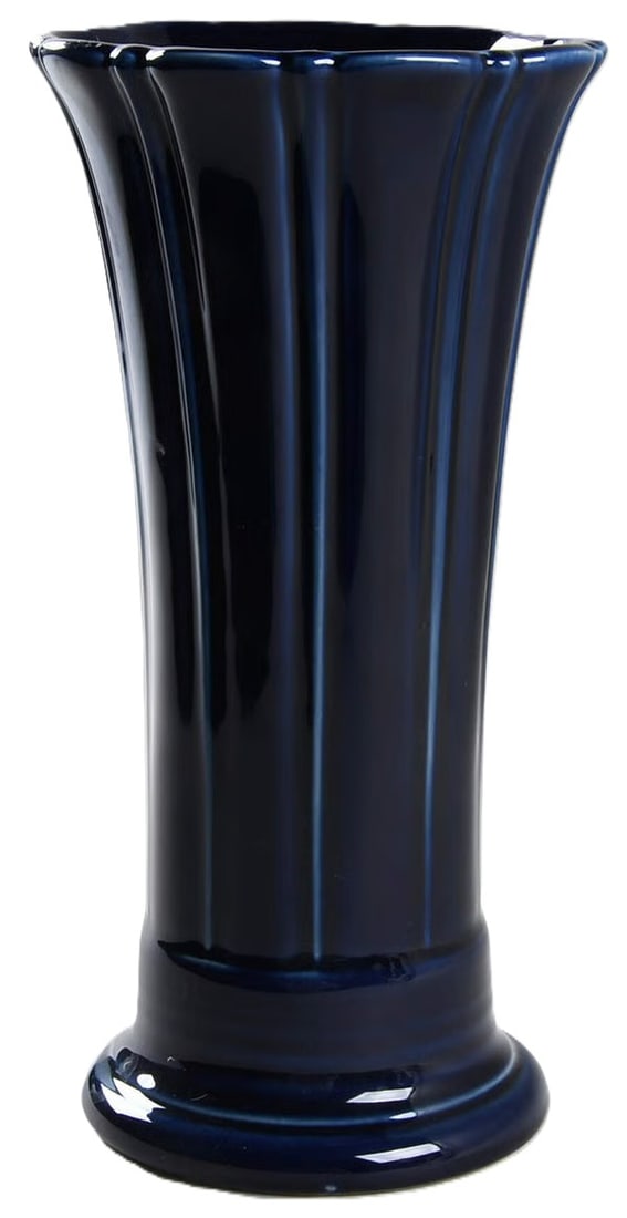 Vintage Cobalt Blue Fiestaware vase - Medium - 10" - C. 1986 (1 of 1)