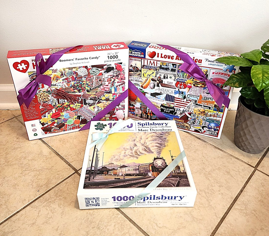 3 Americana Puzzles 1000 Pieces each - a Private Collection (1 of 4)
