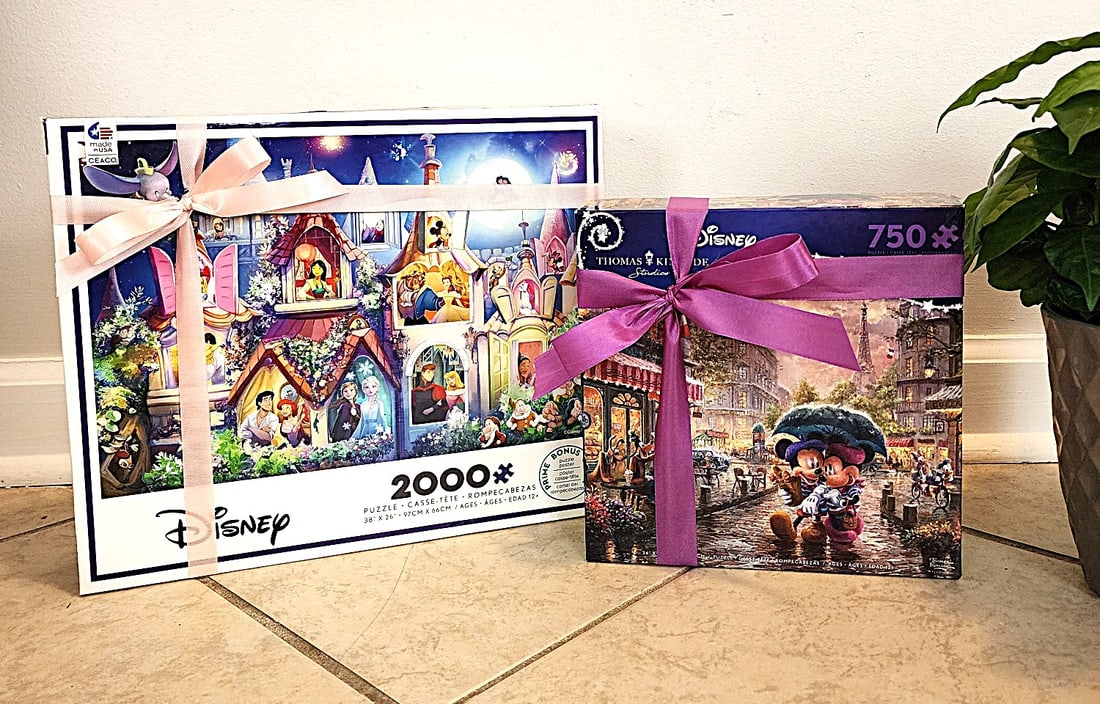 Disney Classic Puzzles x 2. Family Featured Puzzles - 2000/750 pieces (1 of 3)