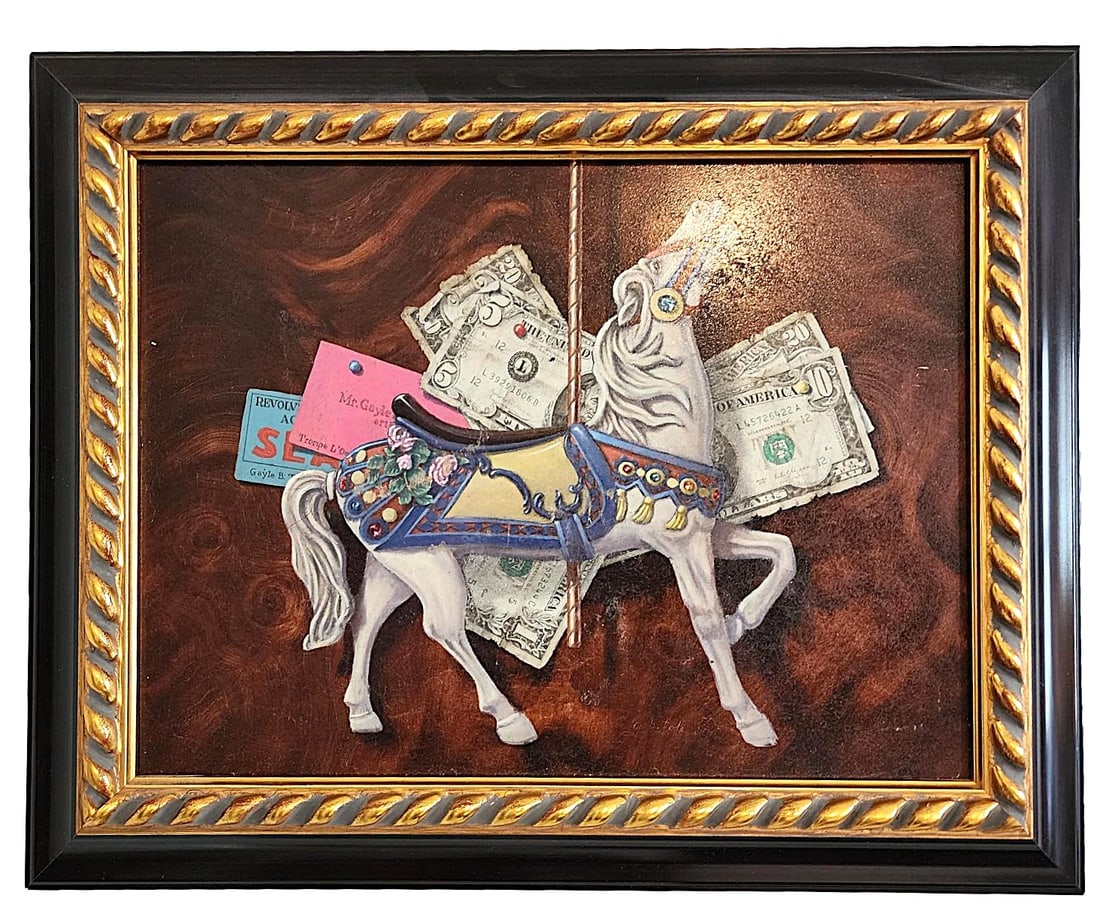 'Revolving Charge Account' - Oil on Board by G. B. Tate - Signed and numbered. (1 of 5)