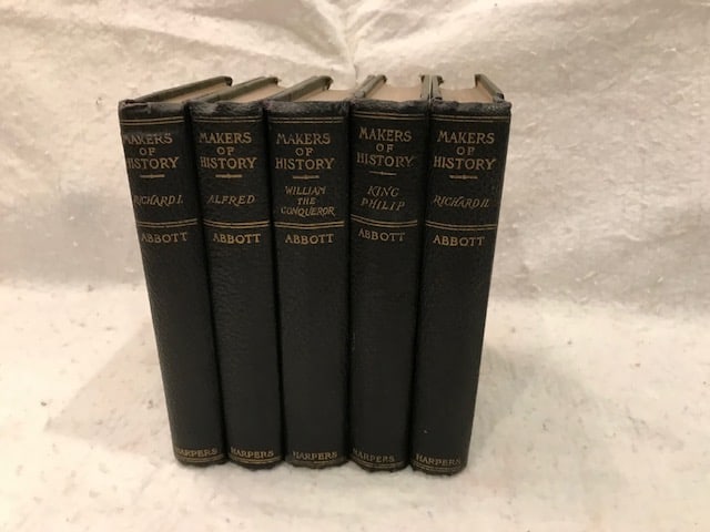 Makers of History by Jacob Abbott 1904 5 Volumes (1 of 1)