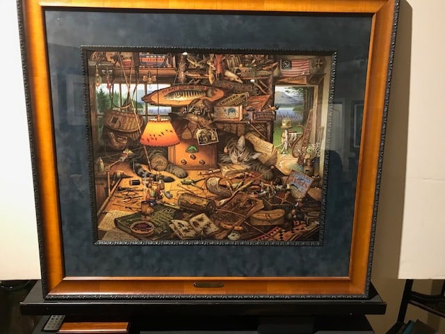 Charles Wysocki "Max in the Adirondaks" Limited Edition Print 32" x 28" (1 of 4)