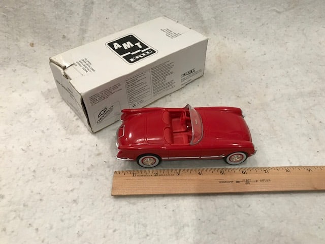 AMT Ertle 54 Corvette Red: AMT Ertle 54 Corvette Red. Size: 7" w x 3" d x 4" h