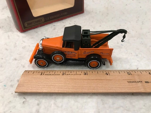 Matchbox MOYY Y-21 1930 Model A Ford Wrecker Orange w/Box (1 of 4)