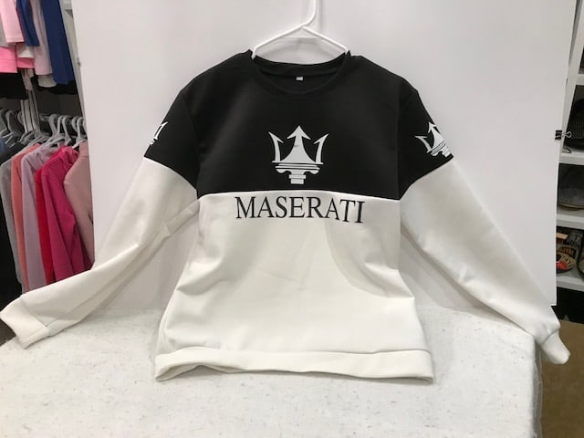 Maserati Sweatshirt Size M - New Never Worn: Maserati Sweatshirt Size M - New Never Worn. Size: 12"w x 9"d x 3"h