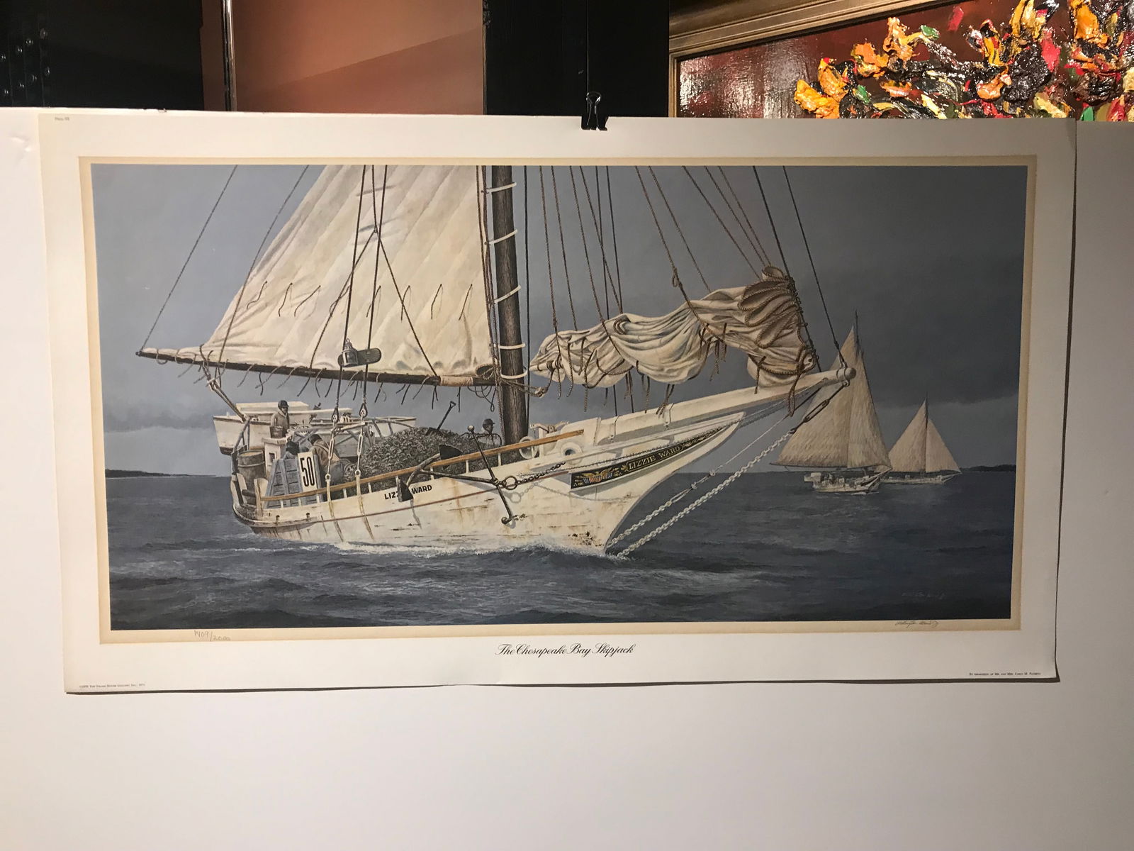Washington Ward Jr “Chesapeake Bay Skipjack” Limited edition Print 1400/2000 (1 of 3)