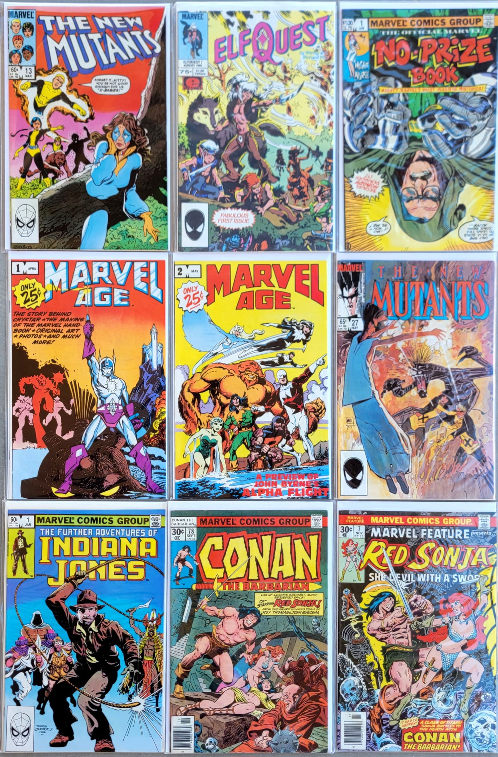 Vintage Marvel Comics Lot New Mutants Conan (1 of 1)