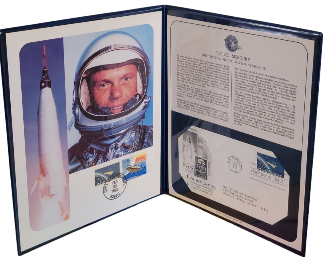 NASA Project Mercury First Day Canceled Envelope - Postmarked Cape Canaveral (1 of 1)