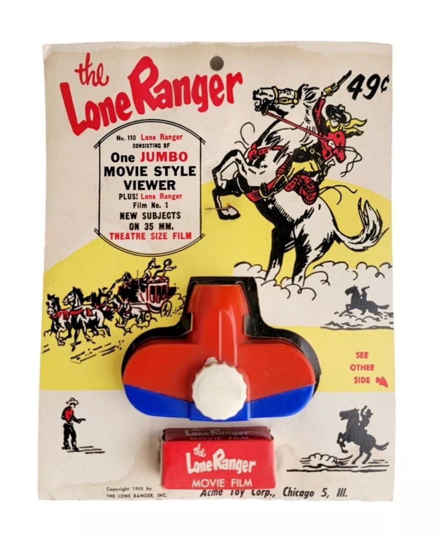 The Lone Ranger Toy Movie Style Film Viewer 1955 (1 of 2)