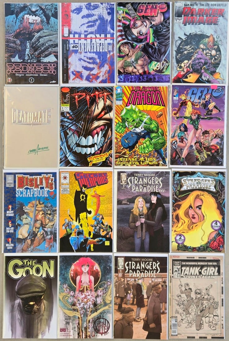 Lot of Independent Comic Books: Image - Strangers in Paradise - Redneck - Savage Dragon (1 of 1)
