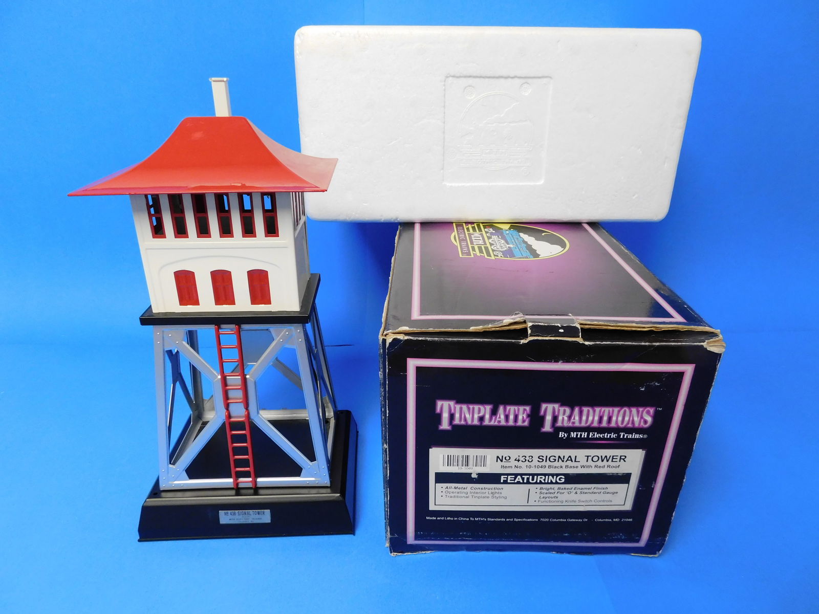 MTH tinplate no 438 Signal Tower 10-1049 NOS (1 of 3)