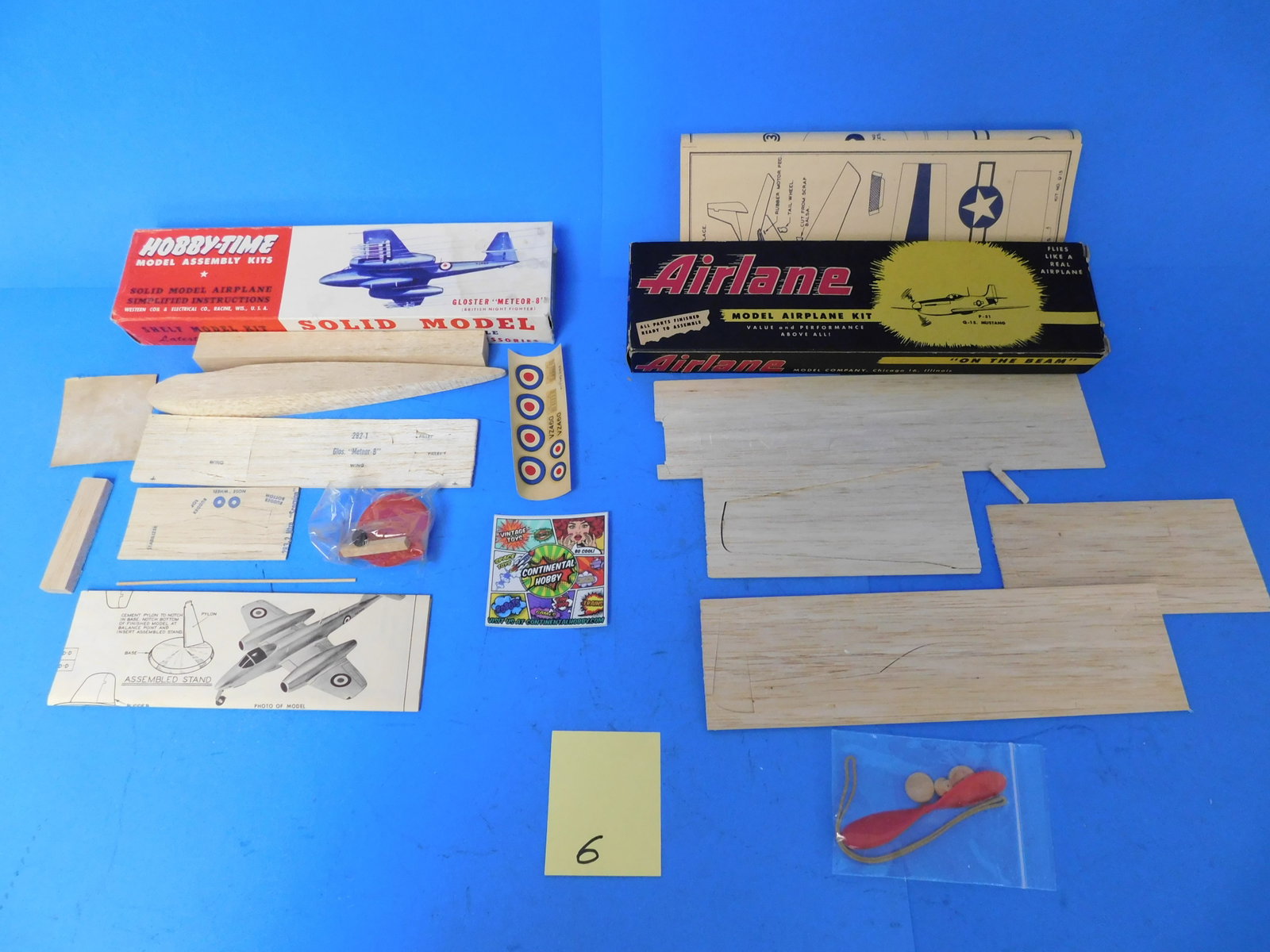 Wood Model Airplane Kits Airland and Hobby-Time: Hobby-time and Airlane wood model kits in box