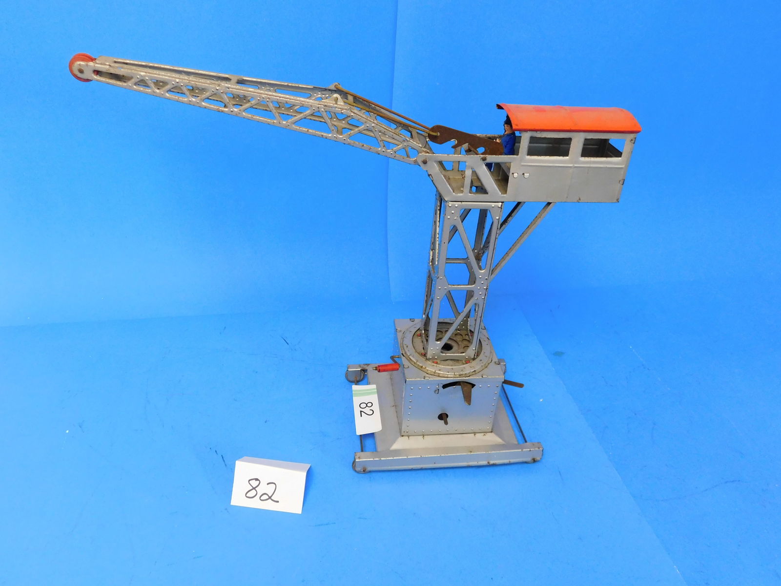 Vintage Joustra Grue Crane Clockwork windup tin crane (1 of 8)