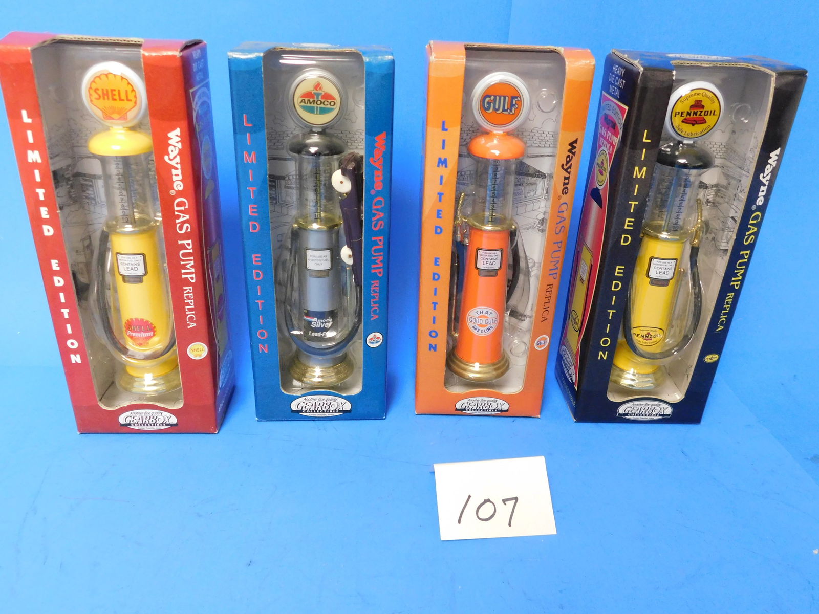 Gearbox Wayne Gas pump Replica lot of 4 in boxes (1 of 2)