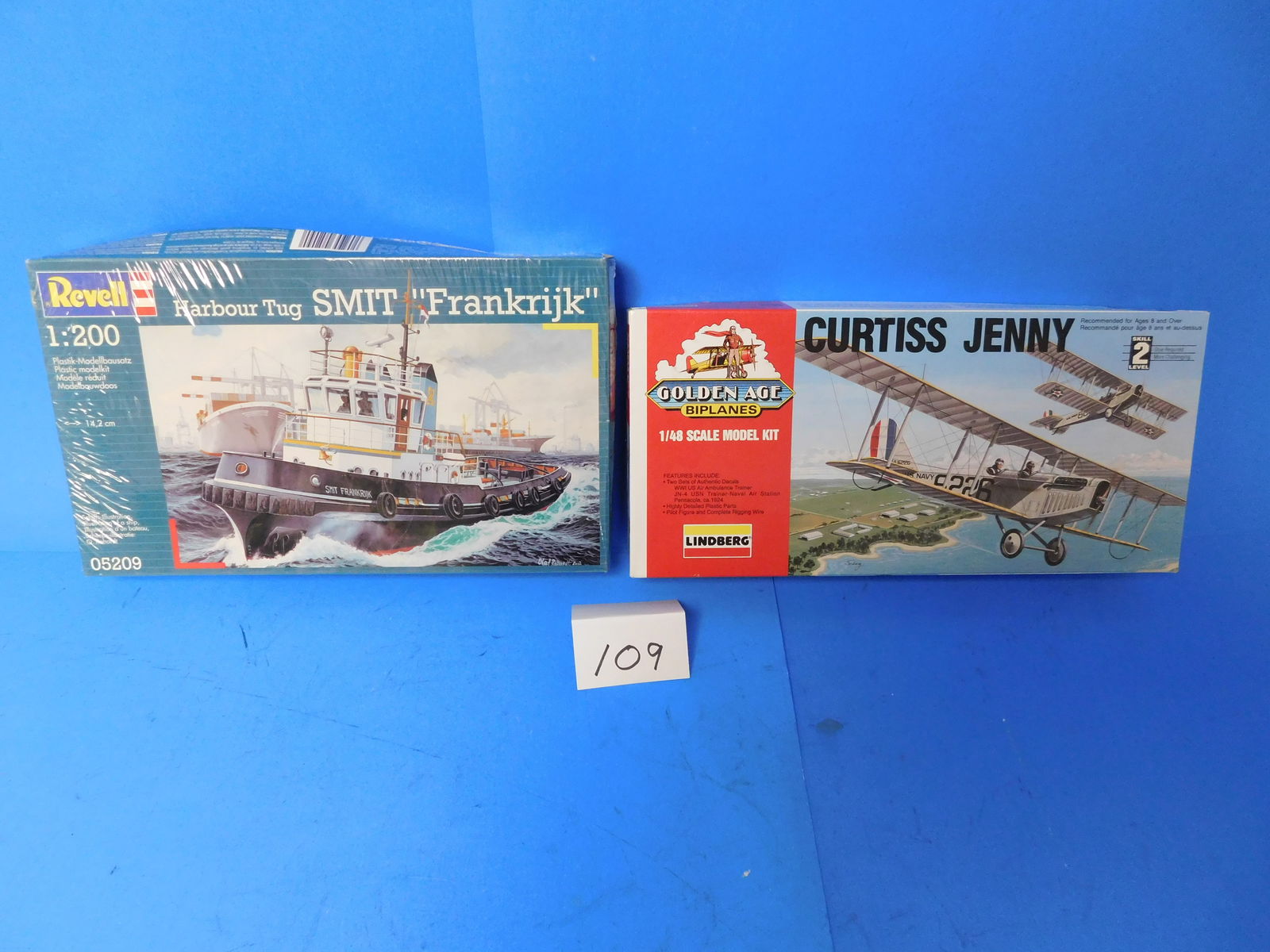 Revel Lindberg Model Kits Curtiss Jenny Harbour Tug (1 of 3)