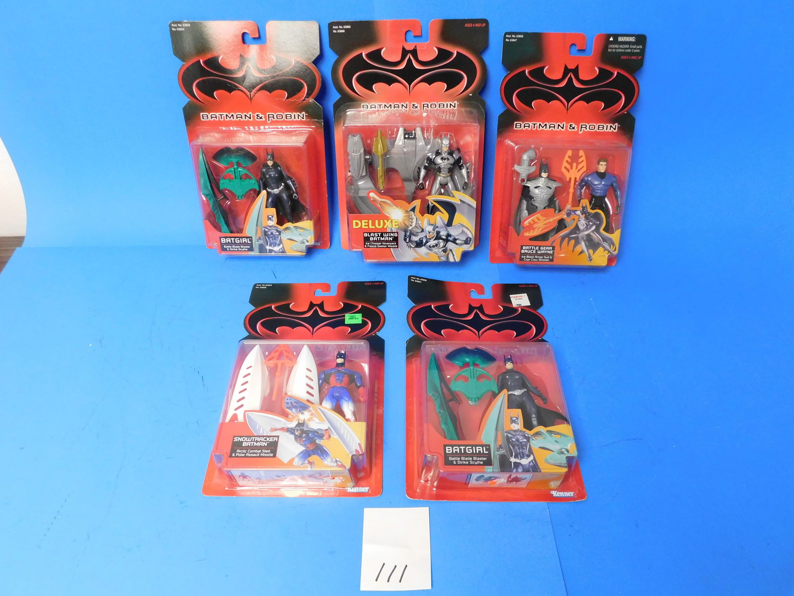 Kenner Batman and Robin Movie Figures Batgirl 5 figures 1997 (1 of 5)