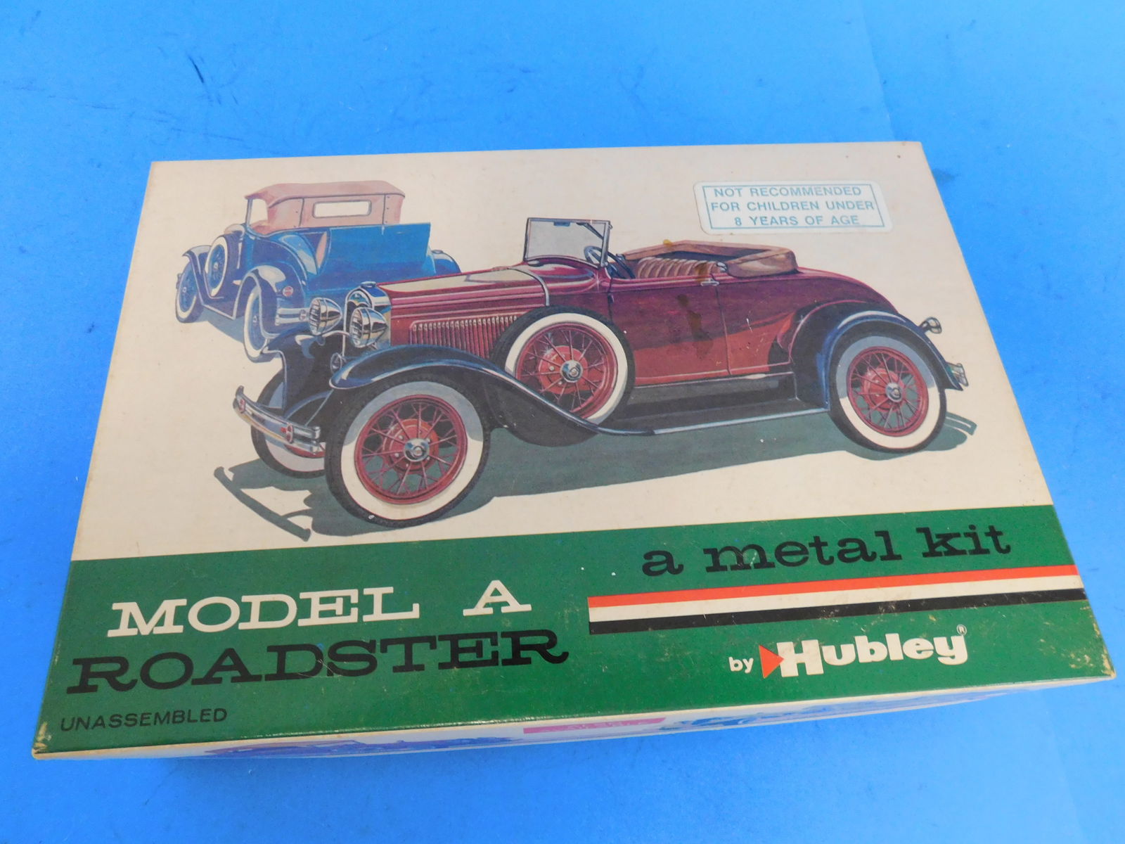 Hubley Metal Kit Model A Roadster Partially Built (1 of 2)