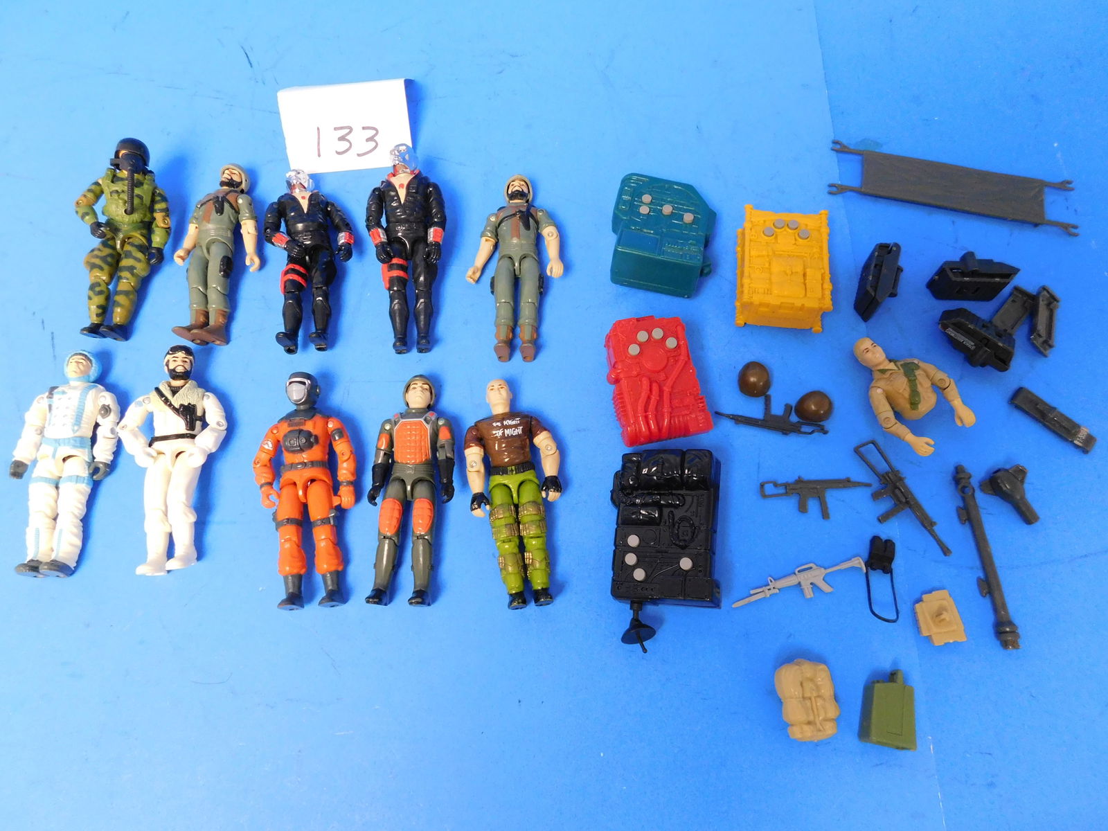 GI JOE figures from ARAH with Talkng Boxes and accessories LOT (1 of 4)