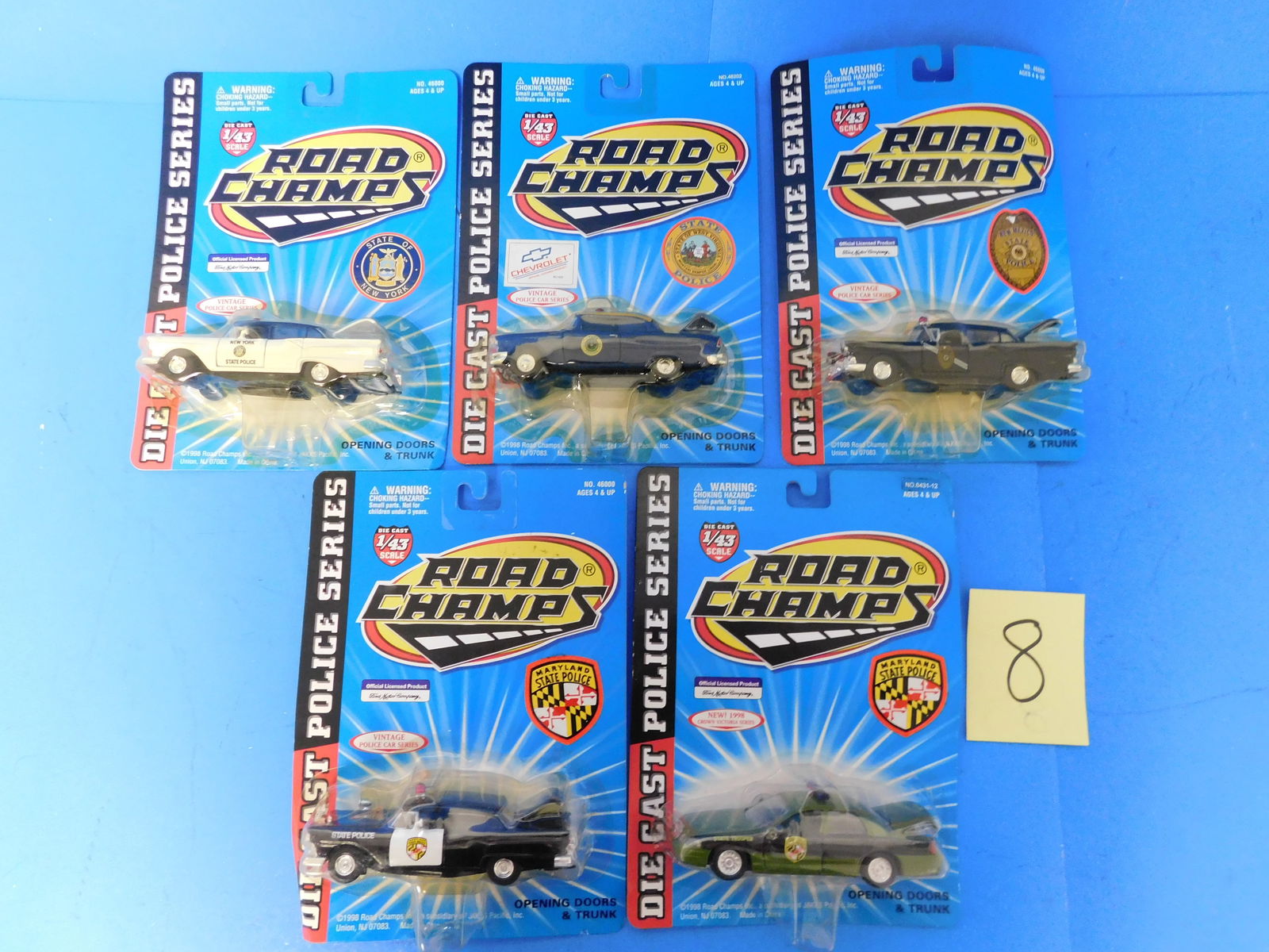 Road Champ 1/43 Police Vehicle Lot A (1 of 4)