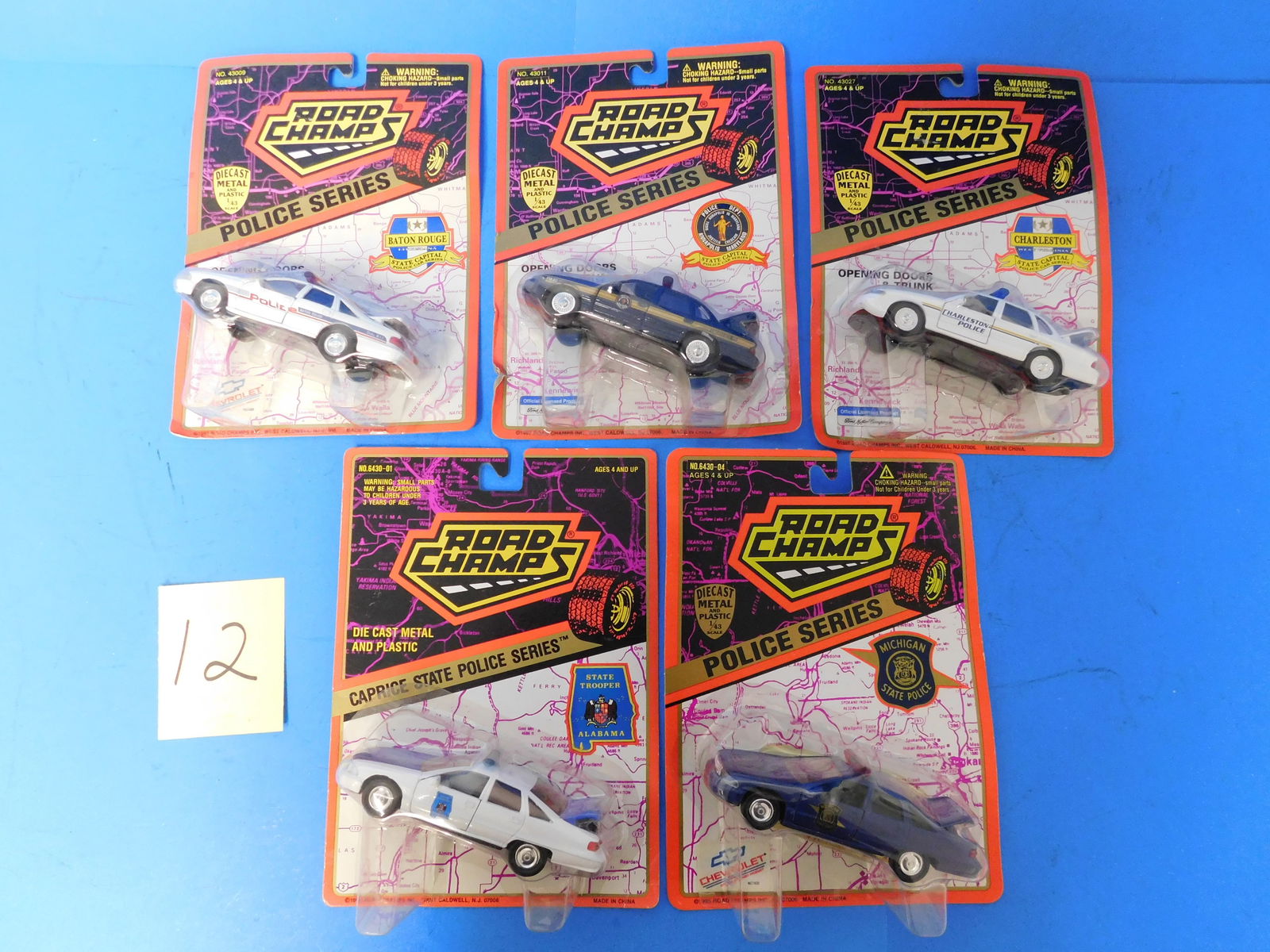 Road champs 1/43 Police Series vehicles Lot E (1 of 3)